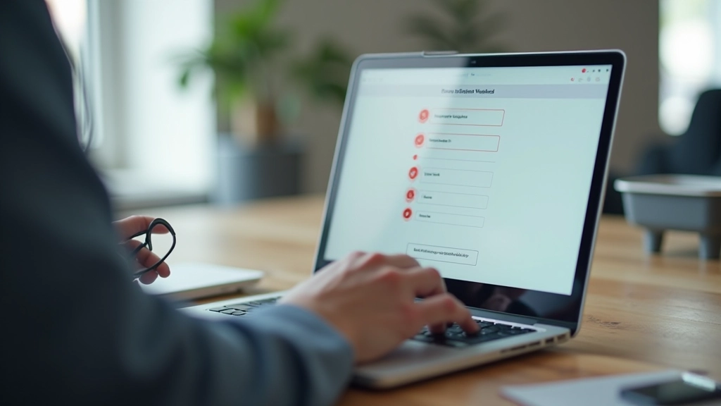 Formulaire multi-étapes avec validation en temps réel montrant les erreurs et succès avec icônes visuelles claires et messages d'aide